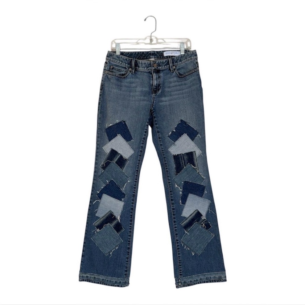 Stylish Patchwork Women Jeans
